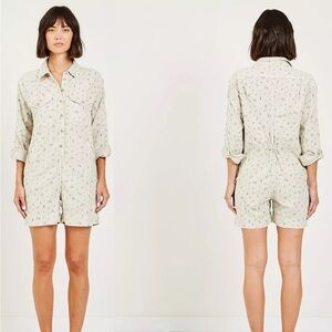 The Great Floral Button-Up Romper